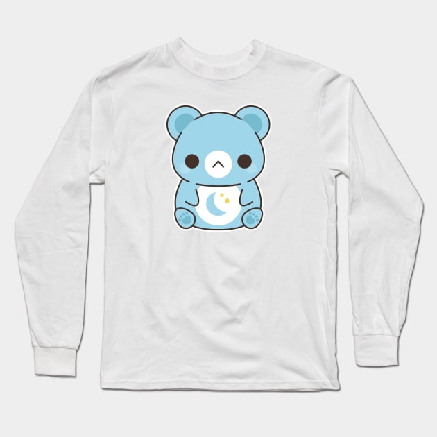 Bedtime Bear Long Sleeve T-Shirt by Miyu